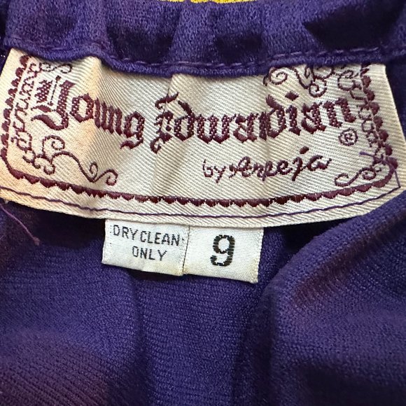 Vintage 70s Young Edwardian by Arpeja Maxi Dress – Boho Butterfly Juliet Gown 9 - Picture 7 of 8